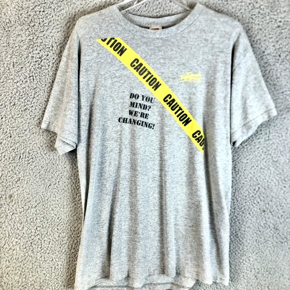 Vintage SANDS regency Las Vegas "We're Changing" T SHIRT - Adult Size L Humor - Picture 1 of 6